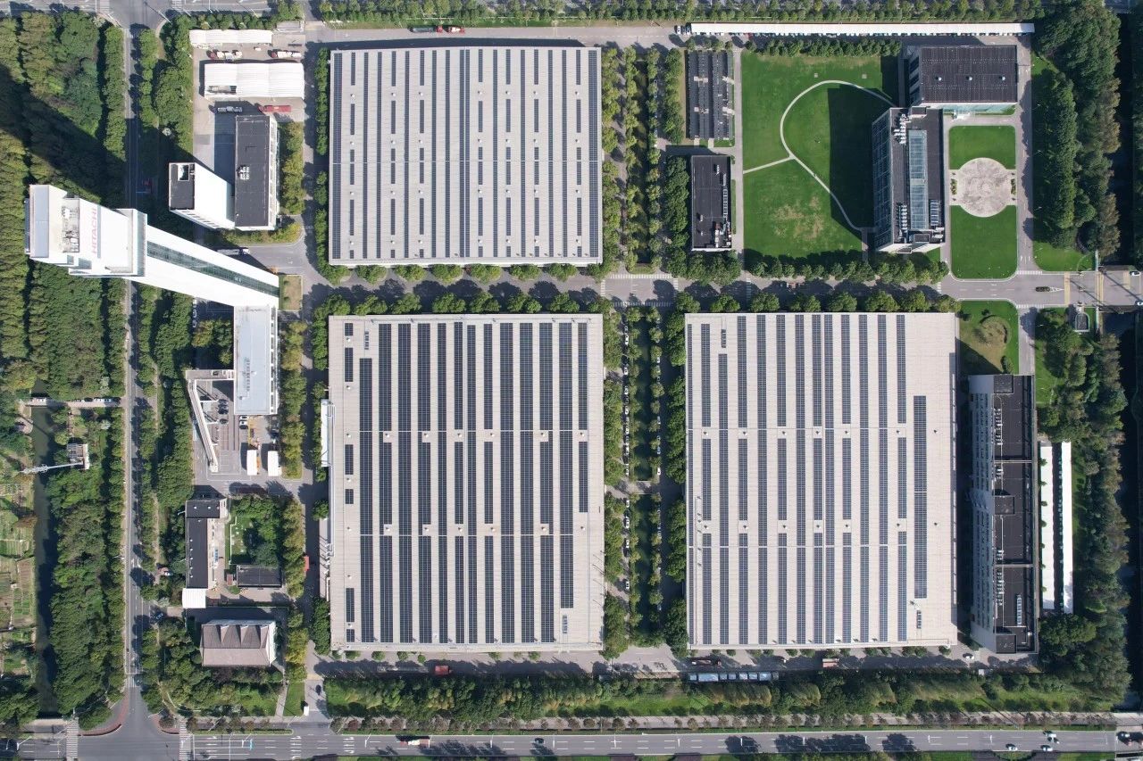 垂直交通绿色化|抖圈科技上海日立电梯二期分布式光伏项目并网投运